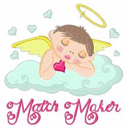 detailed valentine angel machine embroidery pattern - Match Maker for Nursery Pillows