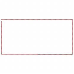 Rectangle Shape - 5x7 shape quick stitch machine embroidery design for Baby Blankets