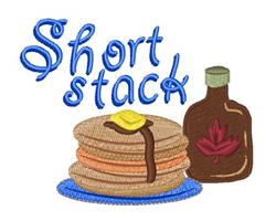 detailed stack machine embroidery pattern - Short Stack perfect for kitchen aprons