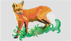 Red Fox Embroidery Design | EmbroideryDesigns.com