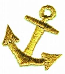 quick stitch anchor machine embroidery pattern - Anchor perfect for kitchen aprons