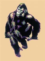 ape detailed machine digital embroidery - Ape perfect for Outdoor Gear