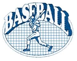 detailed star machine embroidery pattern - Baseball Oval Star for kitchen aprons