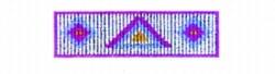 pocket detailed machine embroidery - Beadwork Pocket perfect for patchwork quilt blocks