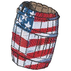 Rodeo Barrel Embroidery Design | EmbroideryDesigns.com
