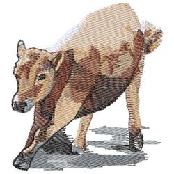 calf beginner-friendly machine embroidery - Calf for Childrens Room Decor