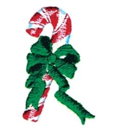 cane beginner-friendly machine embroidery - Candy Cane for Holiday Table Settings