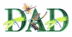 DAD - 4x4 dad detailed machine machine embroidery design perfect for kitchen aprons