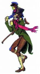 Dickens - 6x10 dicken detailed machine embroidery design for Storybook Covers