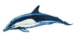 Dolphin - 5x7 dolphin beginner-friendly machine embroidery design for Beach Bags