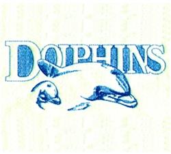 detailed dolphin machine embroidery pattern - Dolphins for Kids Room Decor