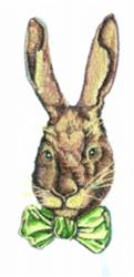 detailed easter bunny rabbit machine embroidery pattern - Easter Bunny for decorative pillow covers