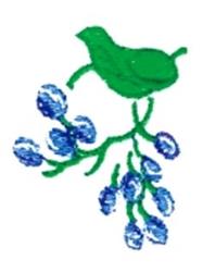 leaf beginner-friendly machine embroidery - Grapes perfect for decorative wall hangings