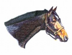 detailed hunter machine embroidery pattern - Hunter perfect for Horse Blankets