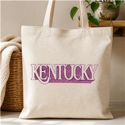 Kentucky - kentucky detailed machine embroidery design perfect for reusable tote bags