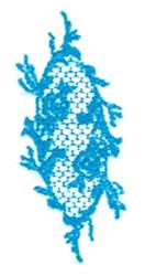 rose beginner-friendly machine embroidery - Lace Panel for patchwork quilt blocks