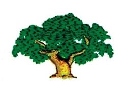 tree quick stitch machine embroidery - Oak Tree perfect for decorative wall hangings