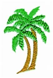 Palm Tree - 4x4 tree quick stitch machine embroidery design for reusable tote bags