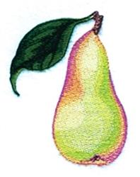 tree beginner-friendly machine embroidery - Pear perfect for festive table runners