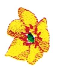 quick stitch button machine embroidery pattern - Peonie Button perfect for Cushions