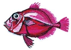 Red Dory - 4x4 dory detailed machine embroidery design perfect for Beach Towels