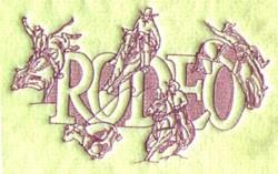 rodeo detailed machine digital embroidery - Rodeo perfect for patchwork quilt blocks