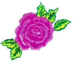 detailed rose machine embroidery pattern - Rose perfect for decorative pillow covers