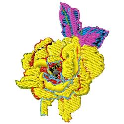 beginner-friendly rose machine embroidery pattern - Rose perfect for Garden Decor
