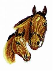 foal detailed machine digital embroidery - Spring Foal perfect for reusable tote bags