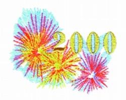 2000 detailed machine digital embroidery - Year 2000 perfect for Banner Fronts