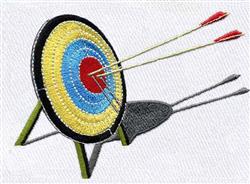 target detailed machine digital embroidery - Archery Target perfect for Cap Fronts