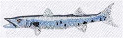 Barracuda - 5x7 barracuda beginner-friendly embroidery design for Fishing Vests