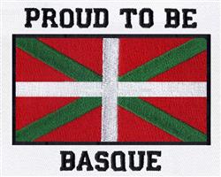Basque Flag Spain - 5x7 spain detailed machine embroidery design perfect for Jackets
