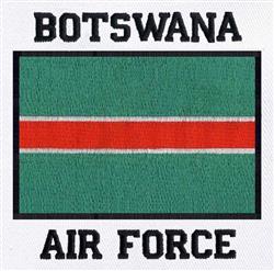Botswana Air Force - 4x4 force detailed embroidery design for reusable tote bags