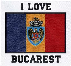detailed romania machine embroidery pattern - Bucarest Romania for reusable tote bags