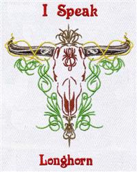 skull detailed machine digital embroidery - Bull vector perfect for reusable tote bags