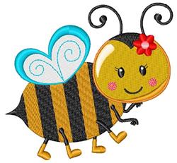 bee detailed machine embroidery - Bumble Bee perfect for decorative pillow covers