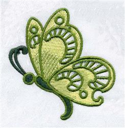 butterfly detailed machine embroidery - Butterfly perfect for patchwork quilt blocks