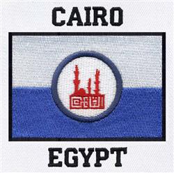 egypt detailed machine digital embroidery - Cairo Egypt perfect for kitchen aprons