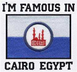 detailed egypt machine embroidery pattern - Cairo Egypt perfect for reusable tote bags