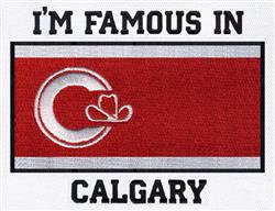 alberta detailed machine embroidery - Calgary Alberta perfect for kitchen tea towels
