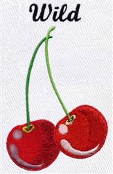 Cherries - 4x4 cherrie beginner-friendly embroidery design for kitchen tea towels