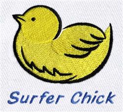 Chick - 4x4 bird beginner-friendly machine embroidery design for Beach Towels