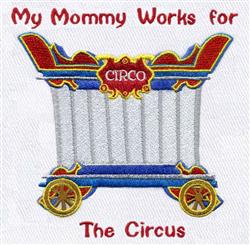 cage detailed machine embroidery - Circus cage perfect for Educational Projects