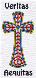 detailed cross machine embroidery pattern - Cross perfect for decorative pillow covers