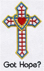 Cross - 5x7 cross detailed machine embroidery design perfect for Community Events