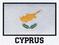 cypru detailed machine digital embroidery - Cyprus perfect for reusable tote bags
