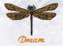 Dragonfly - 4x4 dragonfly beginner-friendly embroidery design for decorative pillow covers