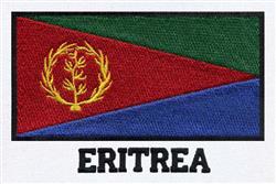 Eritrea - 5x7 eritrea detailed machine embroidery design perfect for Jacket Front