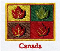 leaf detailed machine embroidery - Fall Leaves perfect for patchwork quilt blocks